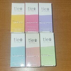 New Total Life Essentials Oils Lemon Peppermint Geranium Guardian Lemongrass